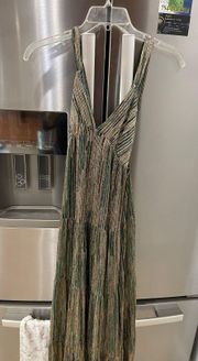 maxi dress glittery size 0