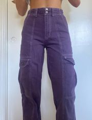 Purple  BDG Cargo Pants