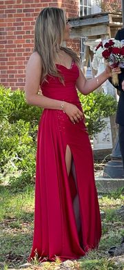 Clairsse Red Prom Dress