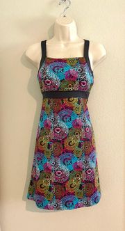 NWOT  summer dress with built in bra. Sz XS