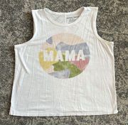 Grayson Threads Women's Mama Watercolor Graphic Tank Top