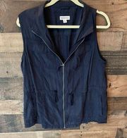 Lightweight merona zip-up vest