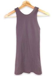 Onzie Flow - Purple Haze Fishnet Cross-Back Tank - S/M