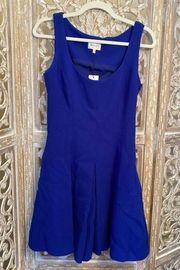 NWT Colbalt Blue Milly wool dress size 4 made in the USA