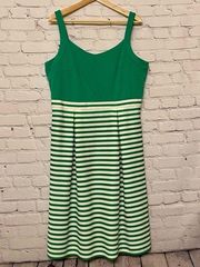 Charming Charlie Women’s Stripe Tank Dress Green Size XL NWOT