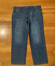 Time and Tru mid-rise straight leg pull on jeans size xlarge (16/18) .