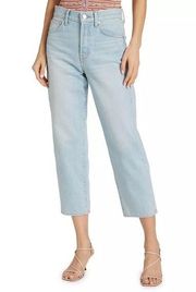 Veronica Beard. Blake High-Rise Stretch Straight Crop Jeans