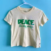 Peace Yellow Tee