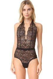 💕HANKY PANKY💕 After Midnight Wink Plaything Bodysuit ~ Black Small S NWT