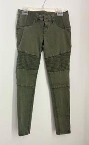 Maternity Olive Green Leggings jeans 