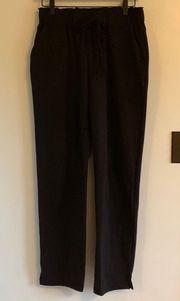 Joie Black Drawstring Paperbag Lounge Pants