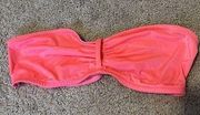 VICTORIA'S SECRET Bandeau Bra Strapless Tube Top Bra Large Neon Pink