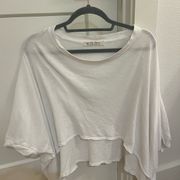 White Everyday Oversized Top WE THE FREE SMALL