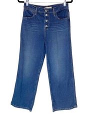 Levi’s  Mile High Cropped Wide Leg Jeans 28