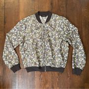 AMERICAN APPAREL floral windbreaker jacket, vintage size L