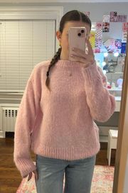 Target Pink Fuzzy Sweater