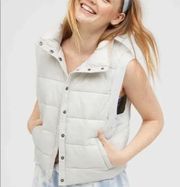 Aerie | Offline Puffer Vest Glacier Gray