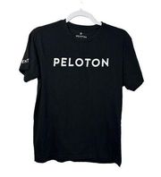 Peloton 100 Centry Short Sleeve Tee S Black Crewneck Workout