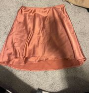 Satin Skirt size Small