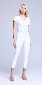 L'AGENCE High Rise Margot Jean in Blanc NWT Sz 25