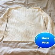 Women’s size XL 18 cream / off white sweater