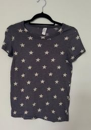 USA Patriotic Navy Blue Star Tshirt