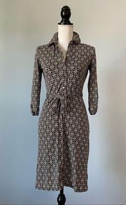 CHARTER CLUB | Printed Button Down Shirt Dress Sz SP