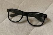 Black Frame Clear Lens Costume Glasses