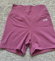 Pink Abyl Biker Shorts 