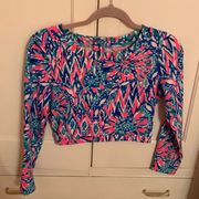 long sleeved crop top