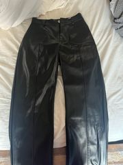 Black Leather Pants