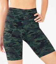 Fabletics  Powerhold On the Go Camo Print Womens Biker Shorts