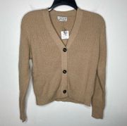 NWT Poof waffle Knit sweater size medium