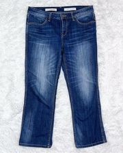 ANTHRO // PILCRO AND THE LETTERPRESS Stet Mid Rise Cropped Straight Leg Jeans 30