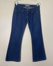BKE Buckle Sabrina Low Rise Stretch Boot Cut Blue Jeans Women's Size 29x27