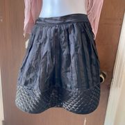 Y2k Betsey Johnson sheer stripe skirt black