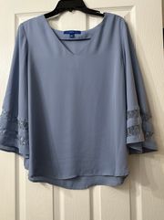 Women’s Blouse Blue Large