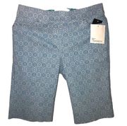 89th & Madison Medallion Blue Shorts size Small NEW