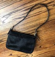 faux fur shoulder bag