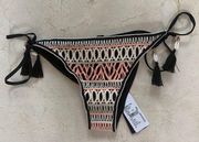 Seafolly NWT $62 Ibiza Escape Brazilian Tie Side