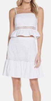 Lilly Pulitzer Lily Pulitzer Jan Eyelet mini skirt