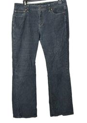 Ralph Lauren Polo Jeans Vintage Gray Bootcut Corduroy Low Rise Jeans Y2K