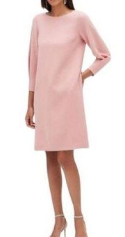 New York  Caddie Finesse Crepe Shift Dress Rose Pink