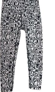 Oiselle Geometric Print Print Crop Leggings Size Small