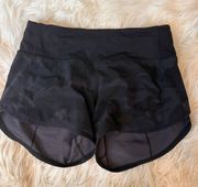 Speed Up Shorts 4” Black Camo