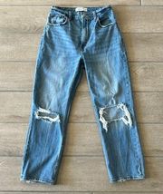 Abercrombie & Fitch  The Ankle Straight Ultra High Rise Jeans Size: 26 Short