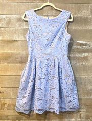 Vince Camuto lace overlay tank dress size 8