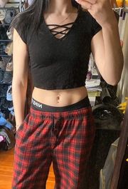 Black Crop Top 