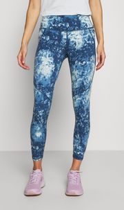 Leggings The Power Full Length 27” Tie Dye Blue XS