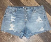 Blue spice Jean shorts size 13